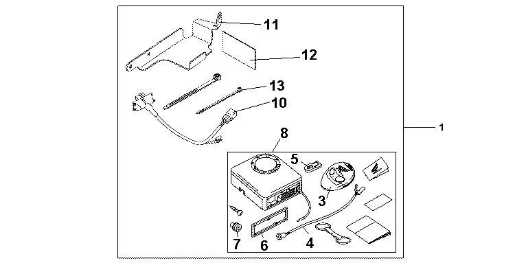 Honda Averto Alarm Systeem SH 150 I (09-12) 1 Honda Averto Alarm Systeem SH 150 I (09-12)