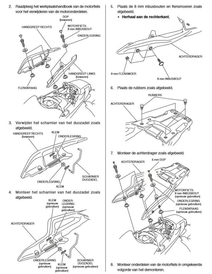 Honda Bagagedrager / Topkofferdrager - Afbeelding 2