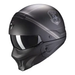 Scorpion Exo-Combat Evo Unborn Motorhelm -Motorfiets Uitrusting Serie a scorpionexocombatevo unborn matblasil getstung 11b1