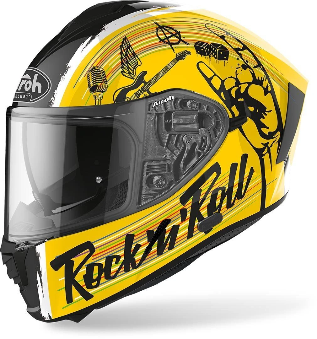 Airoh Spark Rock N Roll Motorhelm 3 Airoh Spark Rock N Roll Motorhelm - Afbeelding 3