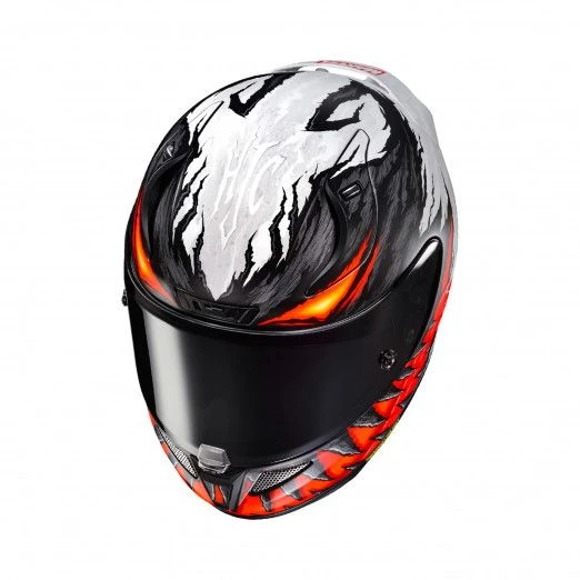HJC RPHA 11 Anti Venom Marvel Motorhelm 2 HJC RPHA 11 Anti Venom Marvel Motorhelm - Afbeelding 2