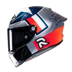 HJC RPHA 1 Ben Spies Silver Star Motorhelm -Motorfiets Uitrusting Serie hjc rpha 1 ben spies silver star 5014