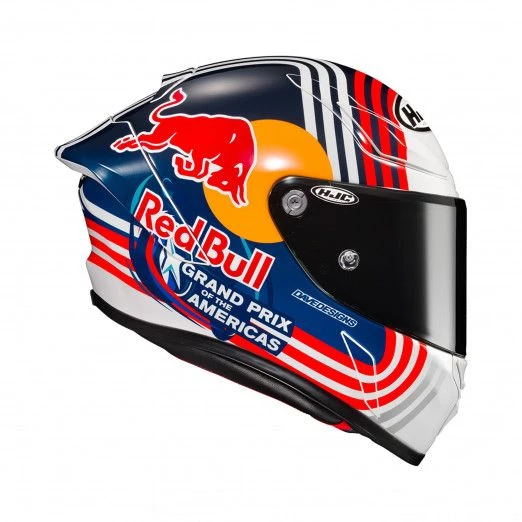 HJC RPHA 1 Red Bull Austin GP Motorhelm 2 HJC RPHA 1 Red Bull Austin GP Motorhelm - Afbeelding 2