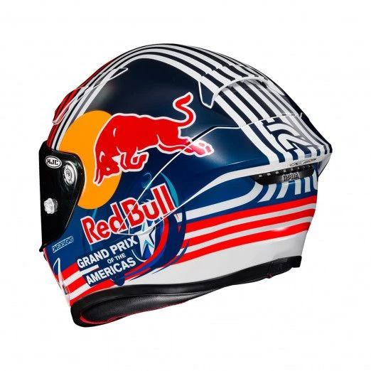 HJC RPHA 1 Red Bull Austin GP Motorhelm 3 HJC RPHA 1 Red Bull Austin GP Motorhelm - Afbeelding 3