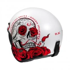 HJC V31 Desto Motorhelm -Motorfiets Uitrusting Serie hjc v31 desto wit rood 3 94de