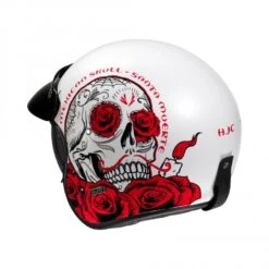 HJC V31 Desto Motorhelm -Motorfiets Uitrusting Serie hjc v31 desto wit rood 4 d25c