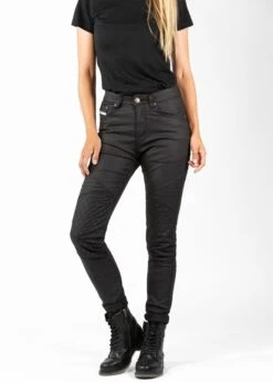John Doe Betty Biker Jeggings Zwart Motorbroek -Motorfiets Uitrusting Serie john doe betty biker jeggings black jdj4009 f7c7