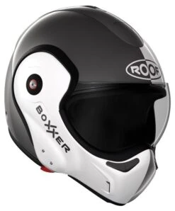 Roof BoXXer Face Motorhelm 7 Roof BoXXer Face Motorhelm -Motorfiets Uitrusting Serie roof boxxer face grijs wit 1 620a