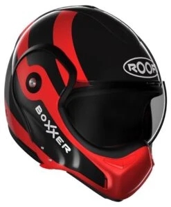 Roof BoXXer Fuzo Motorhelm -Motorfiets Uitrusting Serie roof boxxer fuzo rood zwart 1 2f3f