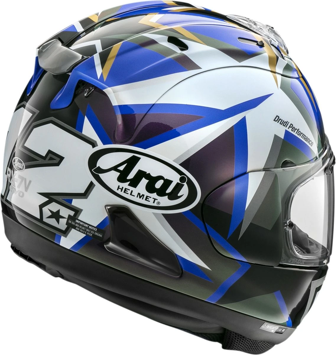 Arai RX-7V Evo Maverick Star Motorhelm 2 Arai RX-7V Evo Maverick Star Motorhelm - Afbeelding 2