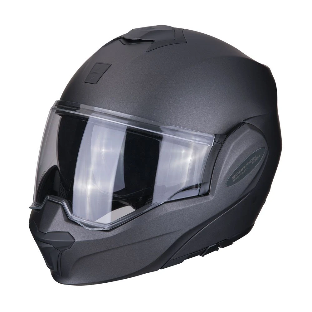 Scorpion EXO-Tech Evo Solid Motorhelm 2 Scorpion EXO-Tech Evo Solid Motorhelm - Afbeelding 2