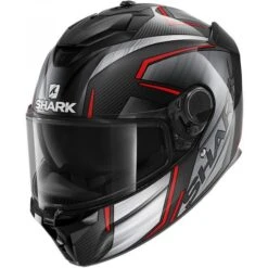Shark Spartan GT Carbon Kromium Motorhelm -Motorfiets Uitrusting Serie shark spartan gt carbon kromium rood 5f58