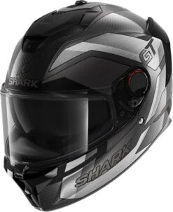 Shark Spartan GT Pro Carbon Ritmo Motorhelm -Motorfiets Uitrusting Serie shark spartan gt pro carbon ritmo zilver 0db3