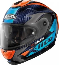 X-Lite X-903 Ultra Carbon Nobiles Motorhelm 5 X-Lite X-903 Ultra Carbon Nobiles Motorhelm -Motorfiets Uitrusting Serie x903 uc nobiles n com carbon t.blue 30 e101
